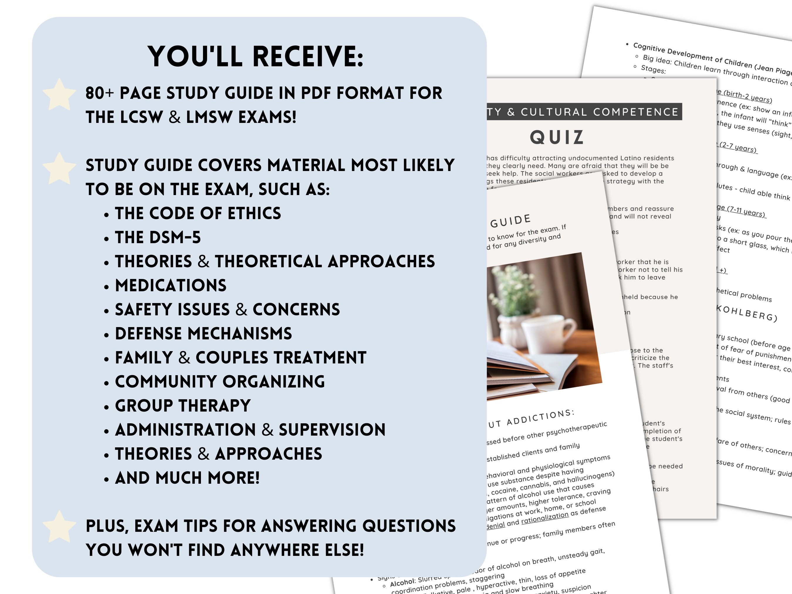 The Complete LCSW Study Guide & LMSW Study Guide ASWB Exam Etsy