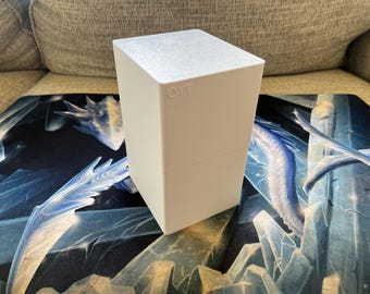 100 Card Magnetized Storage Box | Durable Deck Case for Magic, Pokémon & Yu-Gi-Oh! Trading Cards