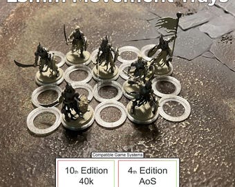 25mm Movement Tray | 5 - 20 Slot | Tabletop Miniature Wargaming
