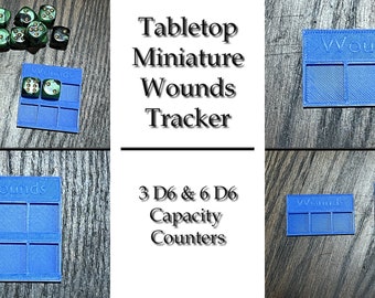Tabletop Miniature Wounds Tracker