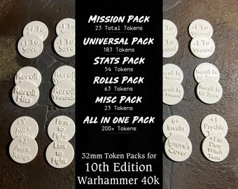 Essential Token Packs for Enhanced Warhammer 40K 10th Edition Battles
