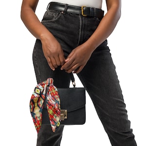 Handcrafted All-Over Print Bandana: Recycled Polyester Blend