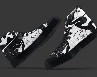 Men's High Top Canvas Sneakers: Stylish, Durable, Comfortable