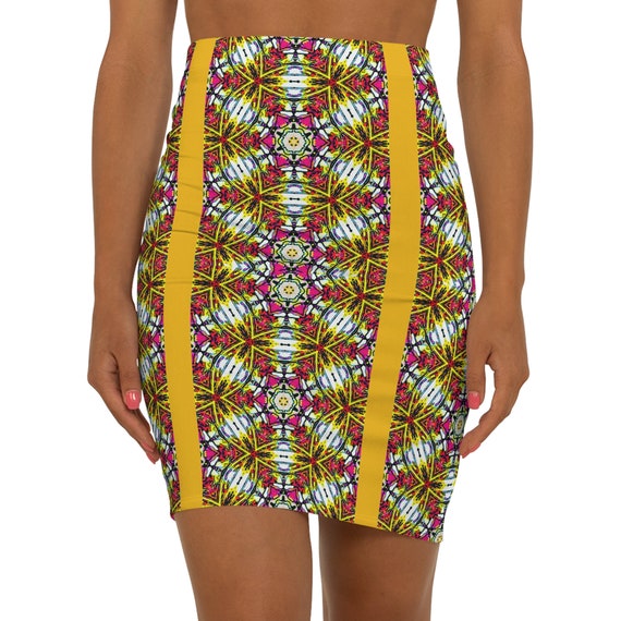 Business casual printed skirt online
