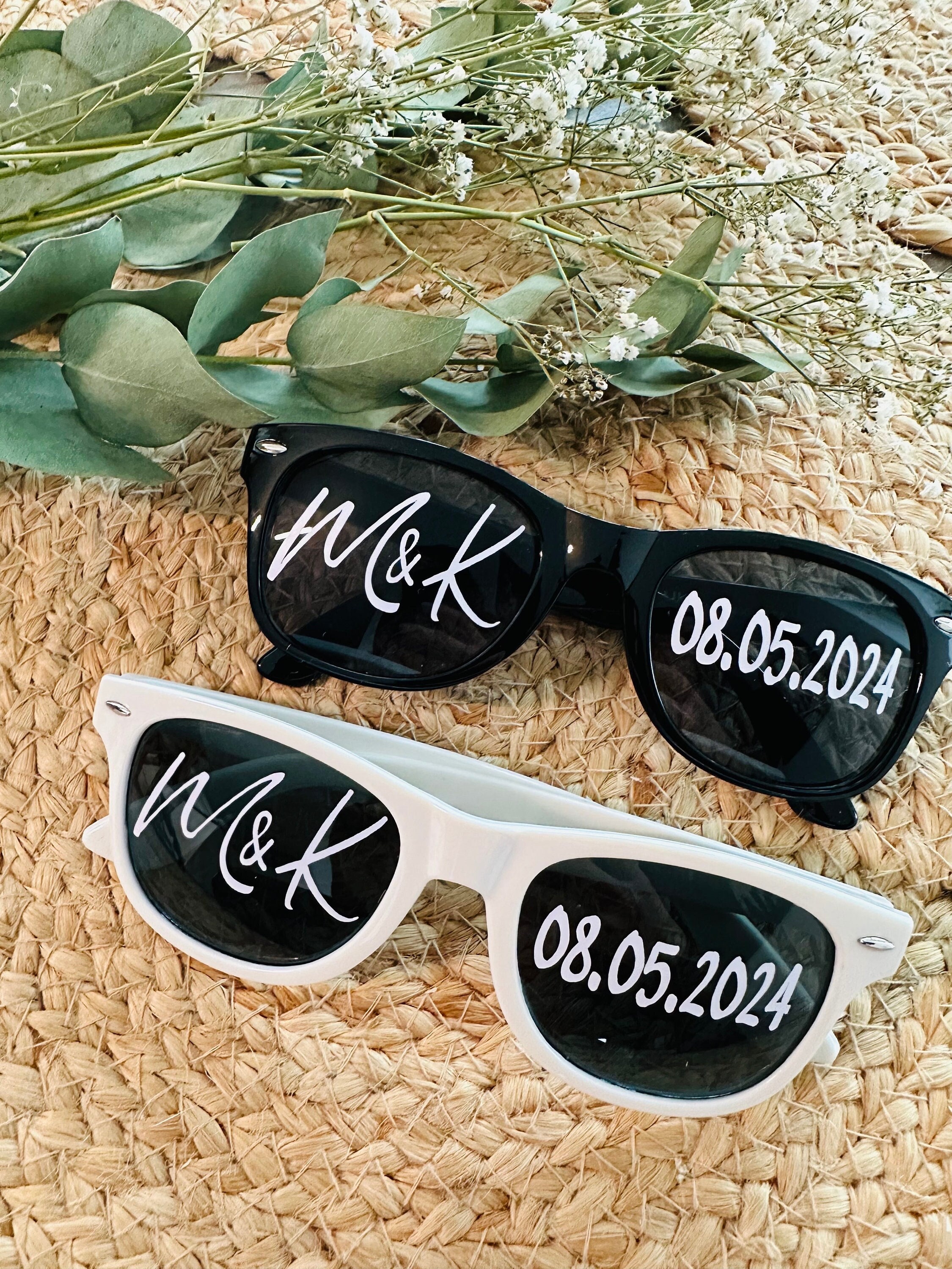 Personalized Sunglasses For Bridal Party Favors Personalized