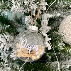 Weihnachtskugeln zum befüllen/Geldgeschenk Weihnachten/personalisiertes Christbaumkugel/personalisiertes Geschenk zu Weihnachten Bild 6