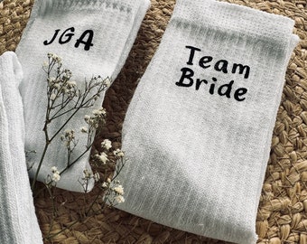 JGA Socken/Team Bride/Junggesellen Abschied/Bedruckte Socken/Geschenk/Tennissocken