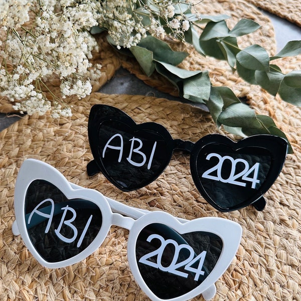 Abi 2024/Party Sonnenbrille/Abi Party/Abiball/personalisierte Sonnenbrille/Abitur 24/Blickfang