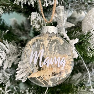 Weihnachtskugeln zum befüllen/Geldgeschenk Weihnachten/personalisiertes Christbaumkugel/personalisiertes Geschenk zu Weihnachten Bild 7