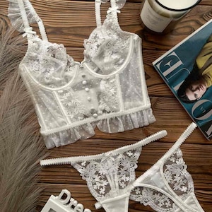 Lacey Lingerie Set -  New Zealand