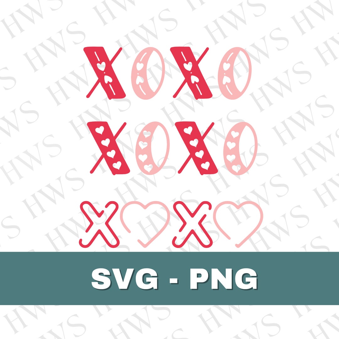 XOXO Svg Bundle | Valentines Svg | Love Png | Valentines Cut Files ...