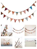Kantha Fabric Bunting: Recycled Prayer Flags, Tassel Garland product logo