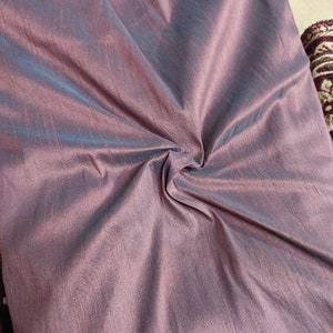 Tela dupioni morada bicolor, tela de seda dupioni sintética morada, tela dupioni para cortinas, tela para vestidos de novia por metros