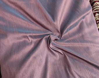 Purple Two Tone Dupioni Fabric, Purple Faux Dupioni Silk Fabric, Curtain Dupioni Fabric, Gown Fabric For Bridal Dresses By The Yards