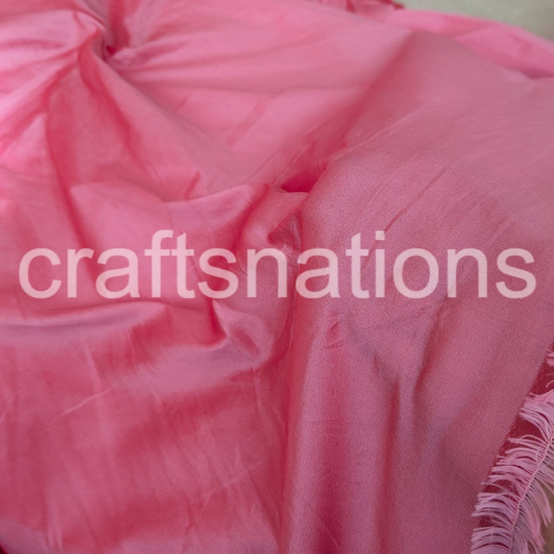 Pink Taffeta Fabric, Taffeta Silk Fabric, Gown Fabric, Pink Gajri Color