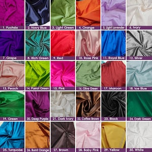 30 Colors Taffeta Fabric, Plain Taffeta Fabric, Taffeta Silk Fabric, Gown Fabric, Polyester Taffeta Fabric For Bridal Dresses By The Yards