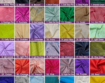 42 Colors Raw Silk Dupioni Fabric, Faux Dupioni Silk Fabric, Curtain Dupioni Fabric, Dupioni Gown Fabric For Bridal Dresses By The Yards