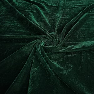 Emerald Green Polyester Samtstoff: Brautkleid Material