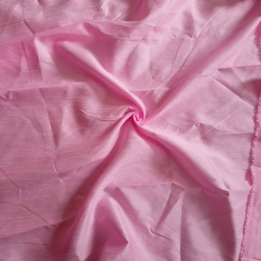Pink Icing Dupioni Silk Fabric main image 1