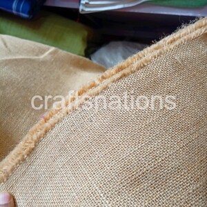 PLAZOTTA Rouleau De Tissu En Toile De Jute Naturelle De 9,1 X 30,5 C