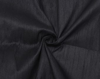 Tela Dupioni negra: Material para vestidos de novia y cortinas
