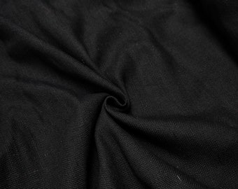 Black Jute Hessian Fabric: 52" Wide Burlap Cloth