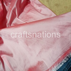 Rupture Rose Taffeta Silk Fabric