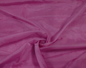 Purple Sheer Organza Fabric: Lightweight Polyester, 44" Wide, Sold by the Yard