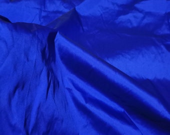 Royal Blue Taffeta Fabric: Polyester Gown Fabric, 54" Wide