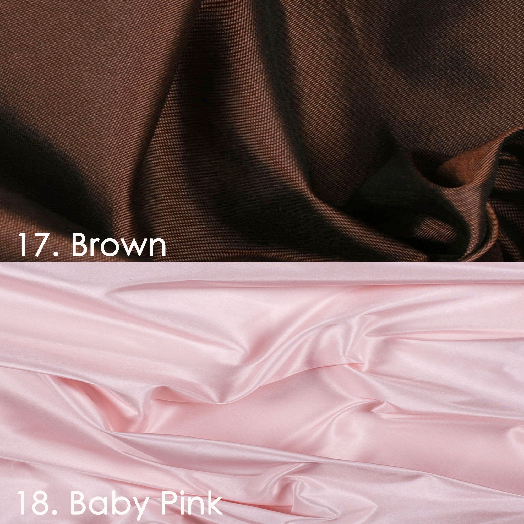 20 Colors Taffeta Fabric Plain Taffeta Fabric Taffeta Silk Etsy