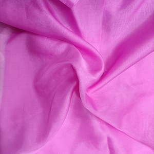 Fuchsia Pink Farbe Organza Stoff, 44 &quot;breite schiere Organza Stoff, leichte Organza für Hochzeitsdekoration, Organza Stoff Verkauft durch Yards