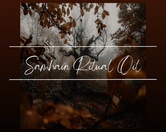 Samhain Ritual Oil