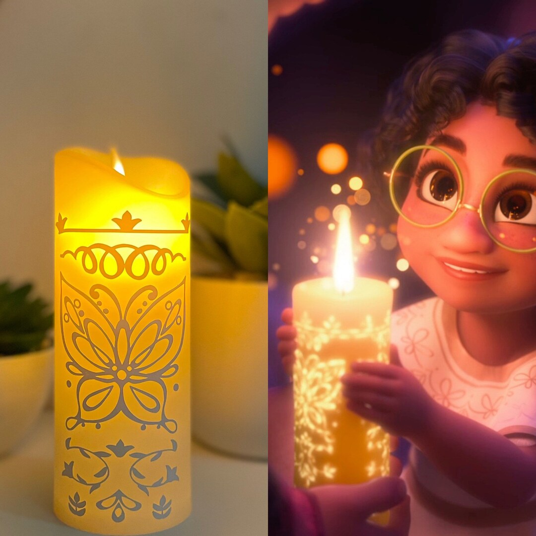 Encanto Candle Plastic LED Encanto Miracle Candle Familia Etsy