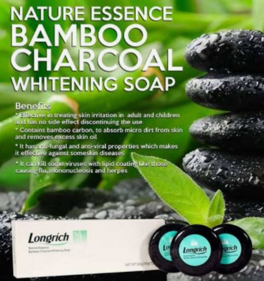 Longrich Bamboo Charcoal Soap Etsy