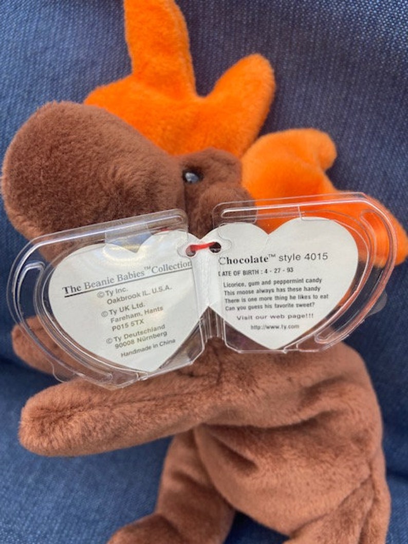 6 of the original 9 Beanie Babies Vintage Set Mint Condition W/ ERRORS