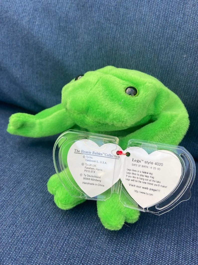 6 of the original 9 Beanie Babies Vintage Set Mint Condition W/ ERRORS