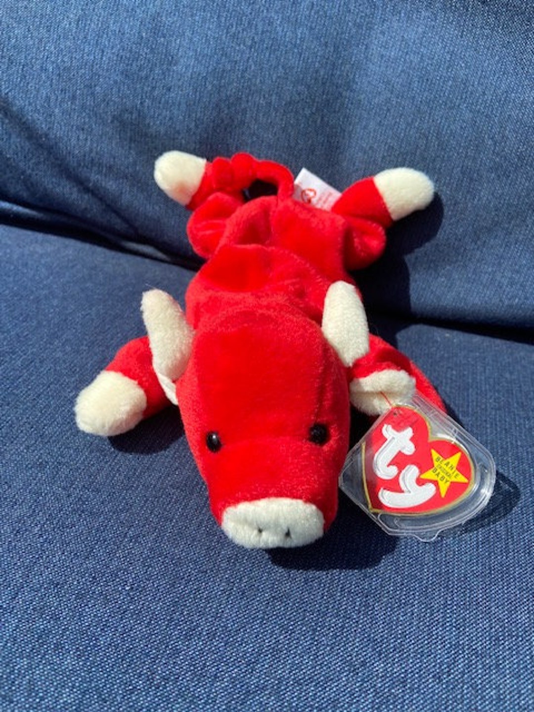 Snort the Bull - Ty Beanie Baby - MINT CONDITION - W/ Tag Errors