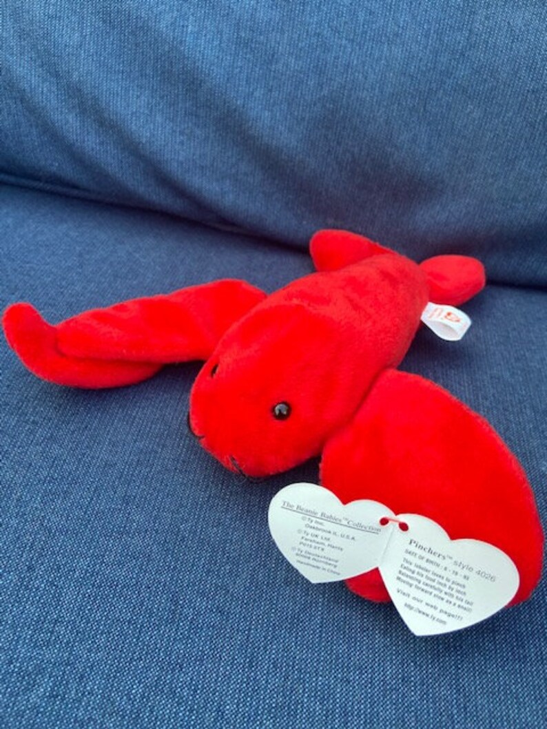 6 of the original 9 Beanie Babies Vintage Set Mint Condition W/ ERRORS