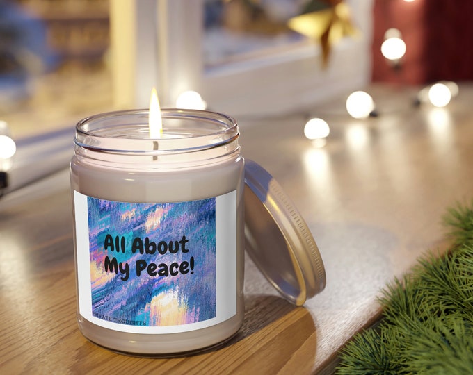 All about my peace Scented Candles, 9oz