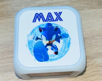 Sonic Design Personalised LED Cube Digital Alarm Clock - Colour Changing/Great Gift Idea