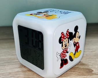 ディズニー ミッキー 目覚まし時計 ヴィンテージ Vintage mickey mouse alarm clock - Etsy 日本