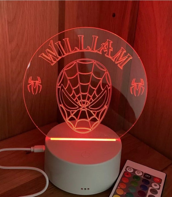 Stitch Themed LED Night Light Comes Fully Personalised. Unique Gift Idea 