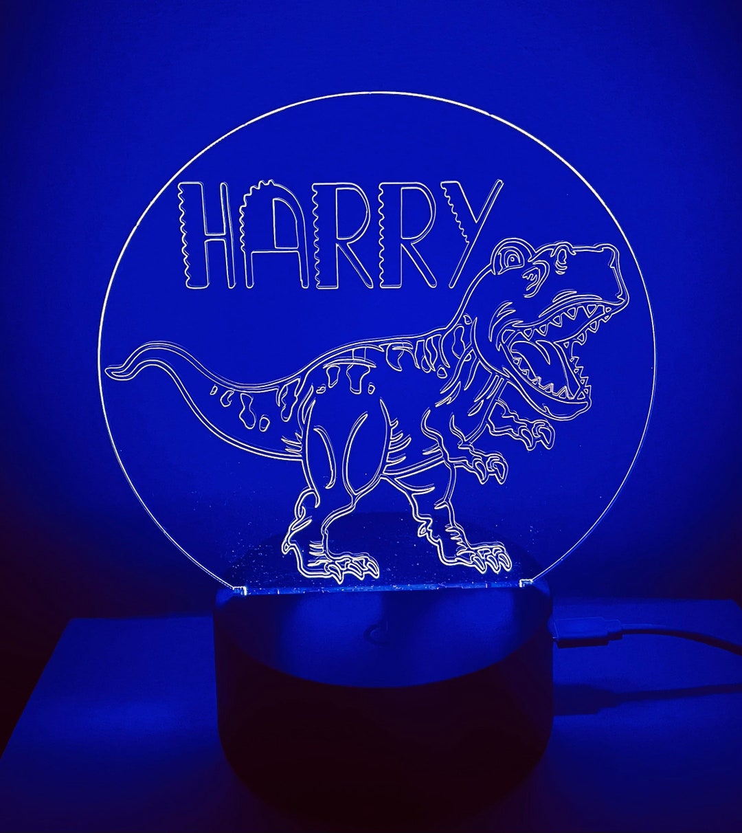 Stitch Themed LED Night Light Comes Fully Personalised. Unique