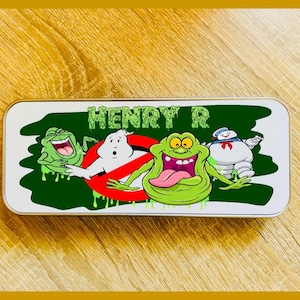 Character Design / Personalised Pencil Tin / Made to Order / Back To School / Metal Pencil Case / Personalised Gift Idea / School Essentials