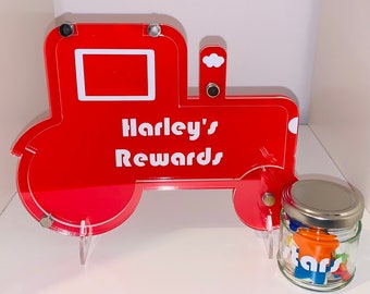 Tractor Personalised Reward Drop Box