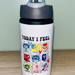 Emocje/Charakter Personalizowane 600 ml aluminiowe butelki na wodę z motywem Twoich ulubionych postaci! Butelka na wodę do szkoły, gotowa na lato.