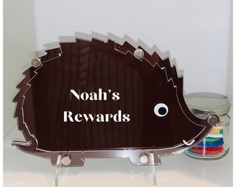 Hedgehog Personalised Reward Drop Box