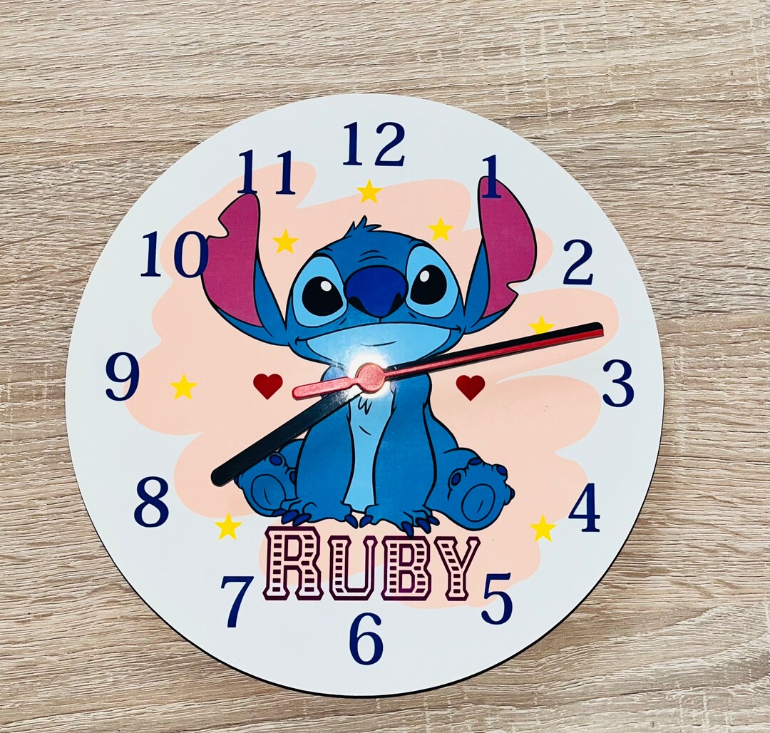 Stich Clocks Personalised Wall Clock Stitch Design. Made to Order. - Etsy