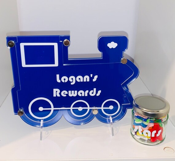 Train Personalised Reward Drop Box | Etsy