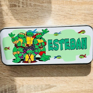 Character Design / Personalised Pencil Tin / Made to Order / Back To School / Metal Pencil Case / Personalised Gift Idea / School Essentials